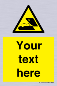 Custom Warning submerged objects in watercraft areas